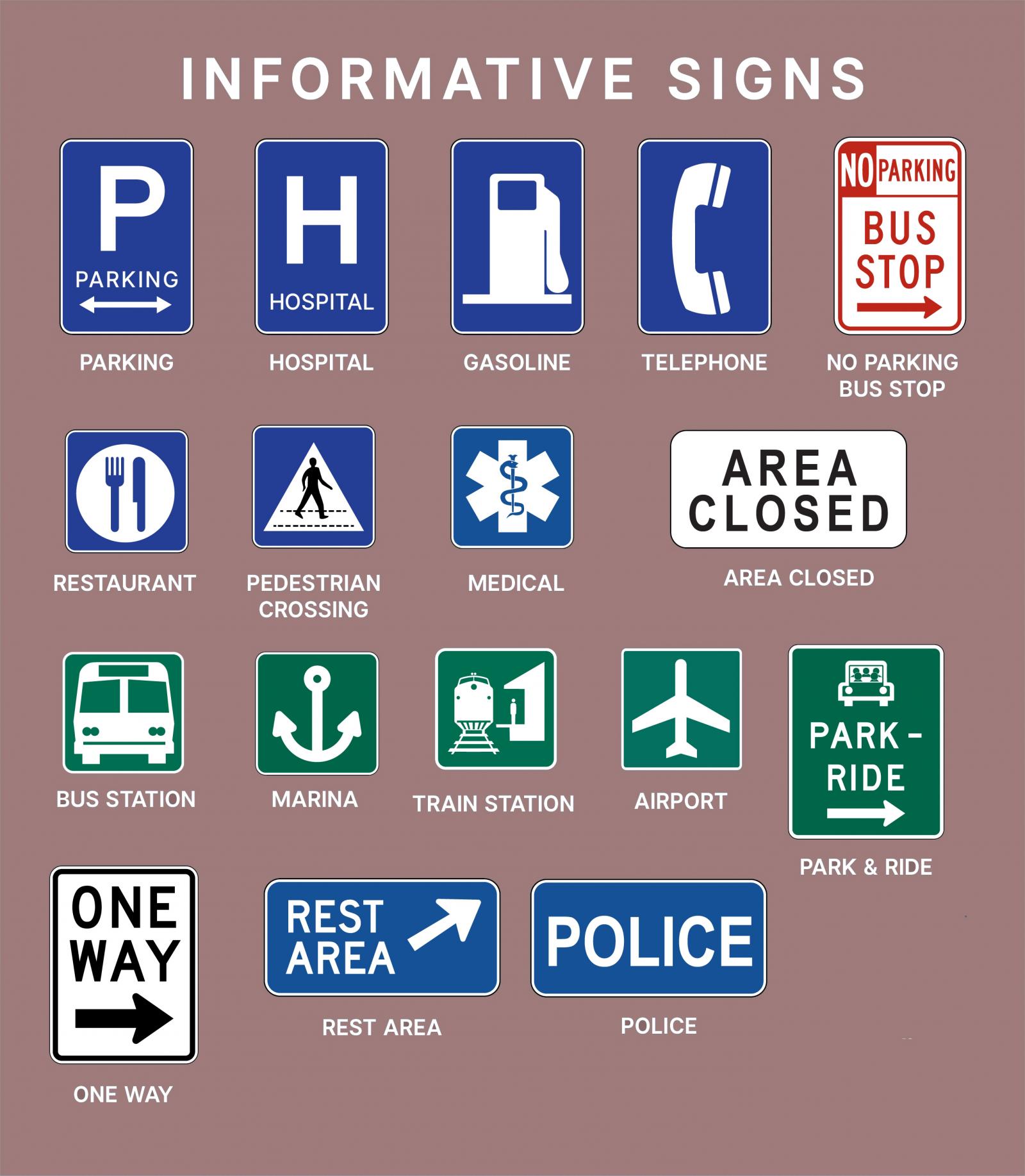 guide-information-road-sign