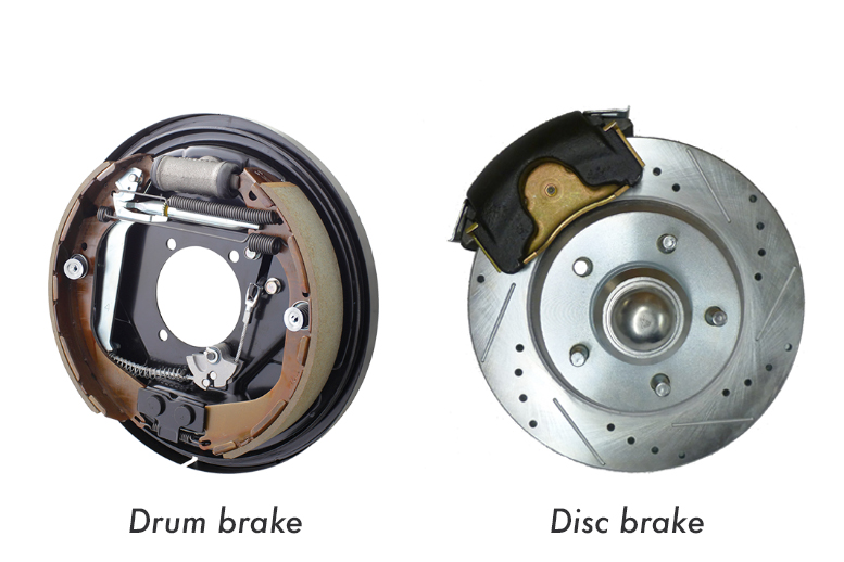 Drum brake vs disc brake