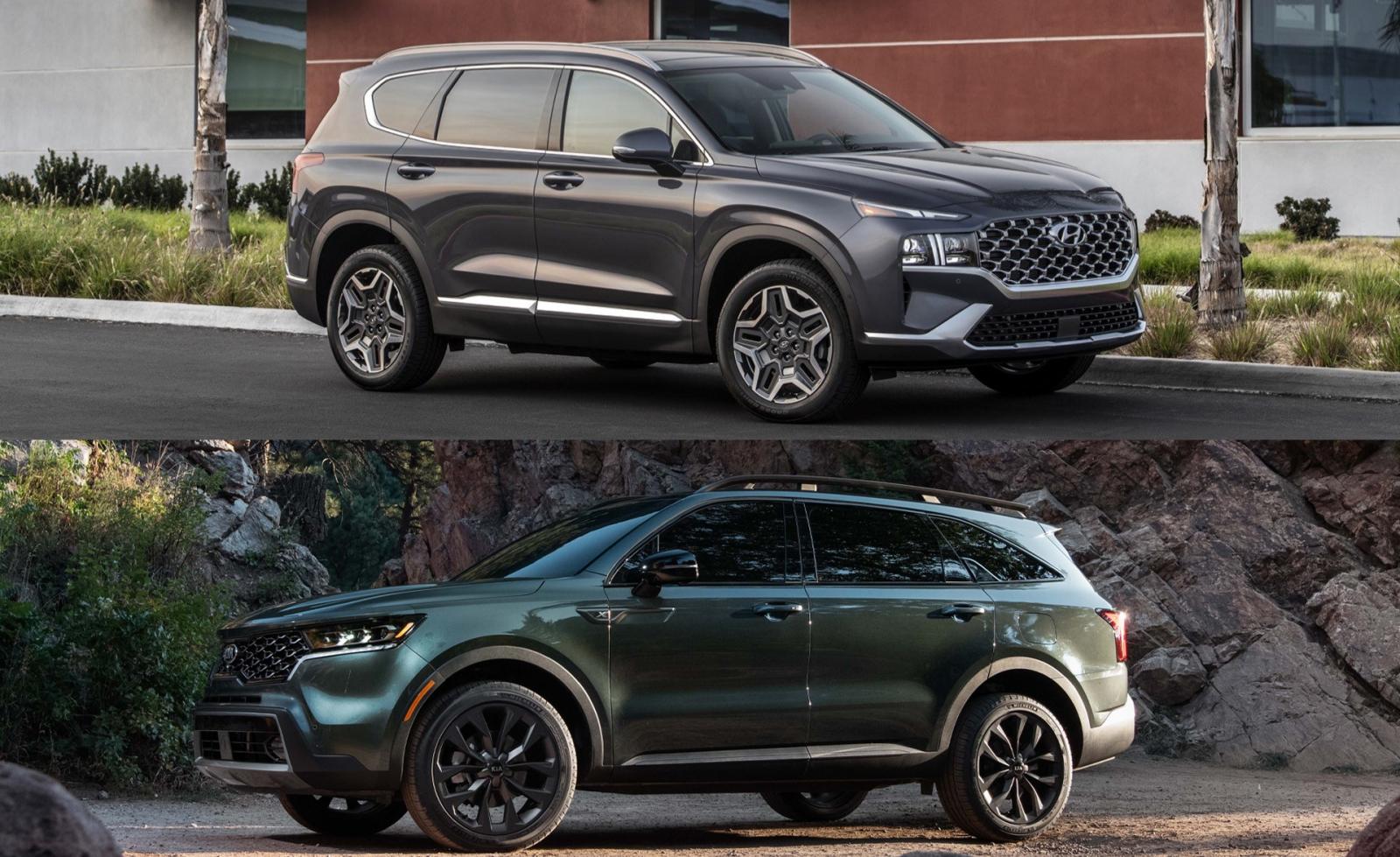 Kia Sorento Vs Santa Fe