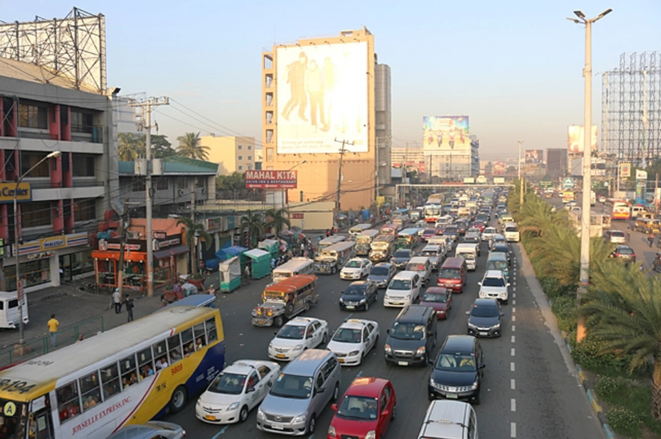 Vehicles in a Manila street