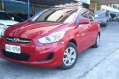 Selling Red Hyundai Accent 2017 Automatic Gasoline -1