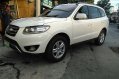 White Hyundai Santa Fe 2012 Automatic Diesel for sale in Manila-2