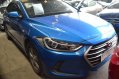 Blue Hyundai Elantra 2017 Manual Gasoline for sale in Makati-2