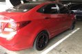 Red Hyundai Accent 2013 Sedan at 59000 km for sale-1