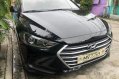 Sell Black 2018 Hyundai Elantra at Manual Gasoline -1