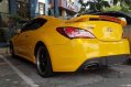 Yellow Hyundai Genesis 2013 Coupe Automatic Gasoline for sale-1