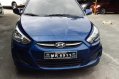 Sell Blue 2017 Hyundai Accent at 27000 km -1