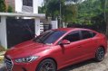 Red Hyundai Elantra 2016 for sale in Manila-0