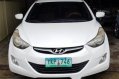 White Hyundai Elantra 2012 Manual Gasoline for sale -0