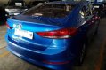 Selling Blue Hyundai Elantra 2018 in Marikina-4