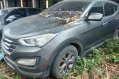 Sell Grey 2013 Hyundai Santa Fe in Quezon City-0