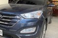 Blue Hyundai Santa Fe 2014 for sale in Manila-1