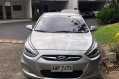 Silver Hyundai Accent 2014 Hatchback for sale -1