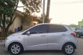 Silver Hyundai Grand i10 2015 Hatchback at Automatic  for sale in Manila-3