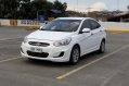 Pearl White Hyundai Accent 2018 for sale in Manila-1