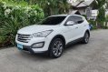White Hyundai Santa Fe 2014 for sale in Cebu City-0