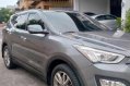 Grey Hyundai Santa Fe 2013 for sale in Manila-7