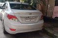 Pearl White Hyundai Accent 2015 for sale in Caloocan-4
