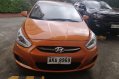 Orange Hyundai Accent 2015 for sale in Dasmariñas-0