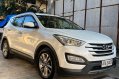 Pearl White Hyundai Santa Fe 2015 for sale in Automatic-1