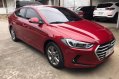 Red Hyundai Elantra 2018 for sale in Manila-0