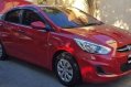 Selling Red Hyundai Accent 2017 in Dasmariñas-1