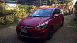 Hyundai Accent 2017 Manual Gasoline for sale in Quezon City