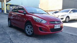 Selling Red Hyundai Accent 2017 Automatic Gasoline 