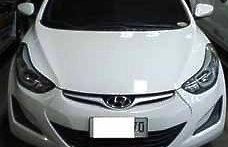 White Hyundai Elantra 2014 Automatic Gasoline for sale in General Salipada K. Pendatun
