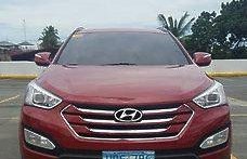 Selling Red Hyundai Santa Fe 2013 at Automatic Diesel 