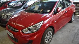 Selling Red Hyundai Accent 2017 Automatic Gasoline at 18000 km in Makati