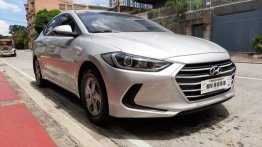 Selling Silver Hyundai Elantra 2018 Manual Gasoline at 1000 km in Quezon City