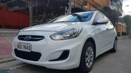 2nd Hand Hyundai Accent 2018 Manual Gasoline for sale in Quezon City
