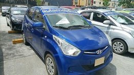 Blue Hyundai Eon 2016 at 49660 km for sale