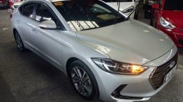 Silver Hyundai Elantra 2016 Automatic Gasoline for sale in Quezon City