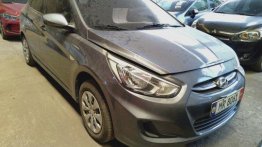 Sell Grey 2017 Hyundai Accent Manual Gasoline at 34000 km in Makati