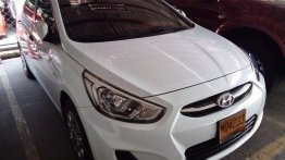 White Hyundai Accent 2016 Manual Gasoline for sale in Marikina