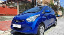 Blue Hyundai Eon 2018 for sale in Quezon City