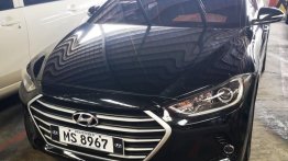 Black Hyundai Elantra 2016 Sedan Automatic Gasoline for sale