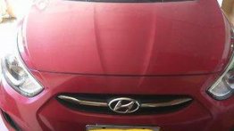 Sell Red 2017 Hyundai Accent at 21000 km 