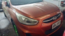 Orange Hyundai Accent 2015 for sale in Makati 