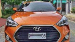 Selling Orange Hyundai Veloster 2017 Automatic Gasoline 