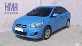 Blue Hyundai Accent 2019 Manual Gasoline for sale 