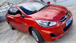 Sell Red 2018 Hyundai Accent Automatic Gasoline at 15000 km