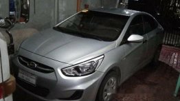 Silver Hyundai Accent 2016 at 21000 for sale 