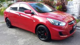 Selling Red Hyundai Accent 2016 in Manila