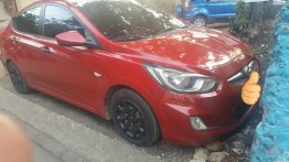 Red Hyundai Accent 2013 for sale in Manual