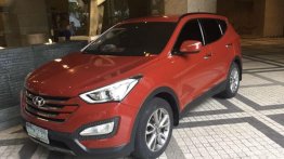 Selling Red Hyundai Santa Fe 2013 in Makati
