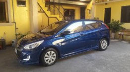 Blue Hyundai Accent 2016 for sale in Manila