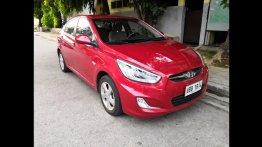 Red Hyundai Accent 2014 Sedan at  Manual   for sale in Manila